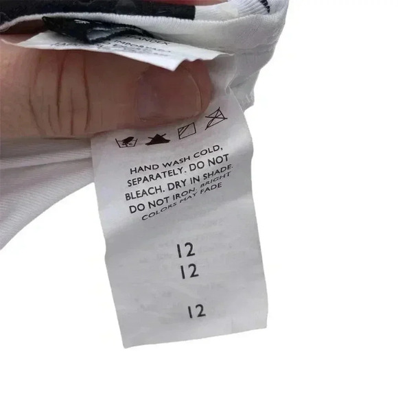 La Blanca Women's One Piece Polka Dot Swimsuit with Belt Black Size 12 - Picture 2 of 5